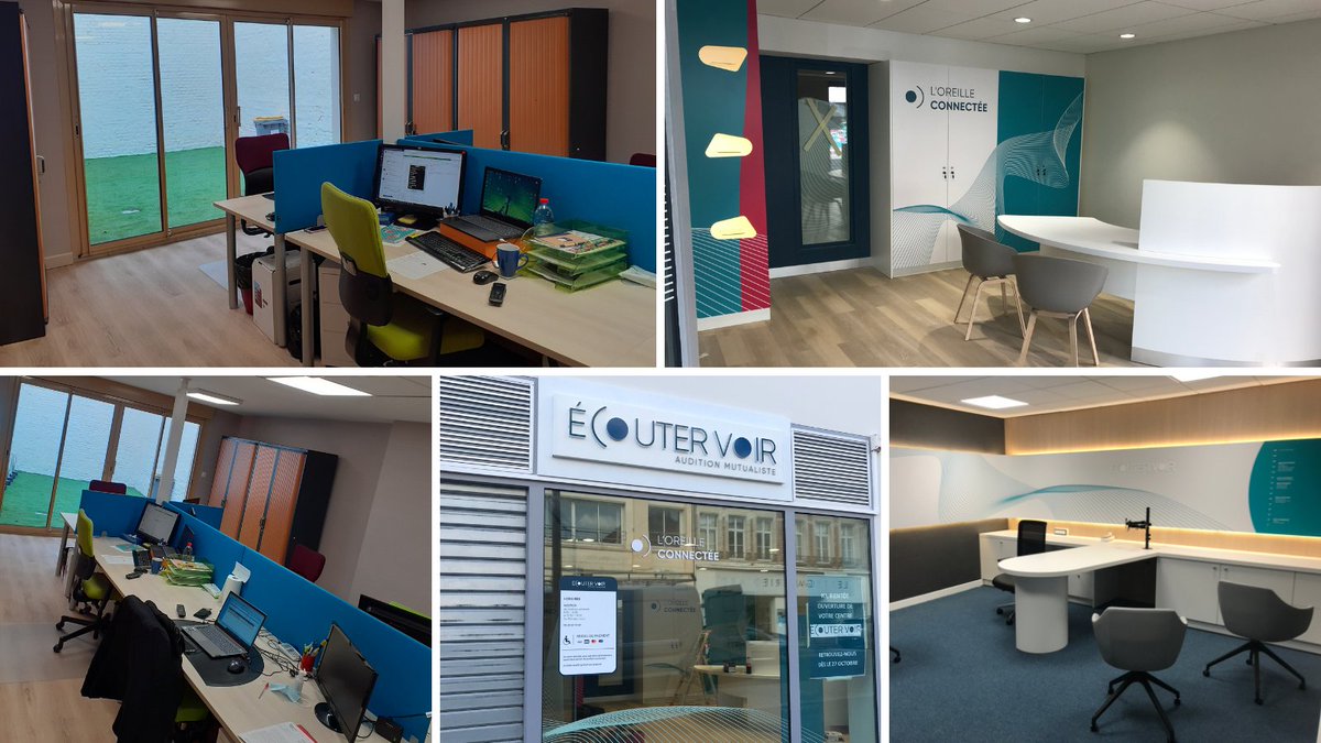 FeelvieMFANPDC's tweet photo. Déménagement de l'antenne du siège ainsi que du centre Ecouter Voir Audition Mutualiste, rue d'Isle à #SaintQuentin.
Découvrez en photos ces nouveaux locaux : plus modernes et plus conviviaux. #ecoutervoir #MFANPDCSSAM https://t.co/XHLcdqiMgl