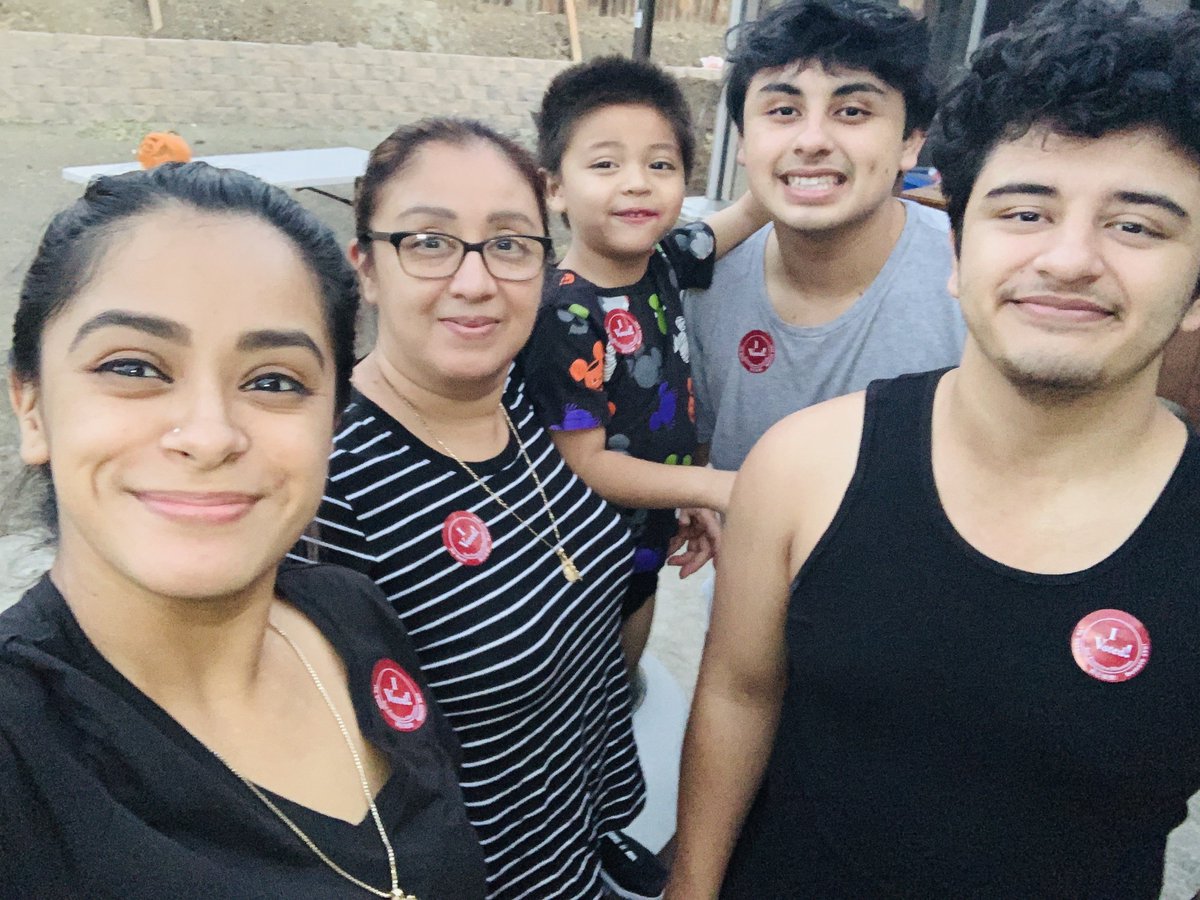 ASAging's tweet photo. ASA Staff are voting today. Here's ASA Program Coordinator Patricia Morazan #voting with her family. Share your voting selfie with us! #ASAVotes #AgingIsOnTheBallot #Vote #Vote2020 https://t.co/H3Gx2nvOHx