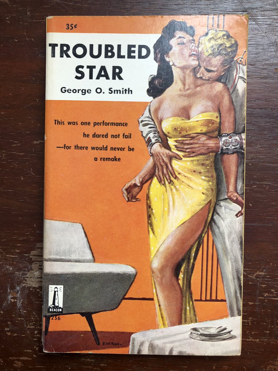 Galaxy, a digest magazine, had been doing a series of digest novels called Galaxy Novels. They moved that line to Beacon and rebranded them as “prize selection.” Prize for what??  #SinInSpace