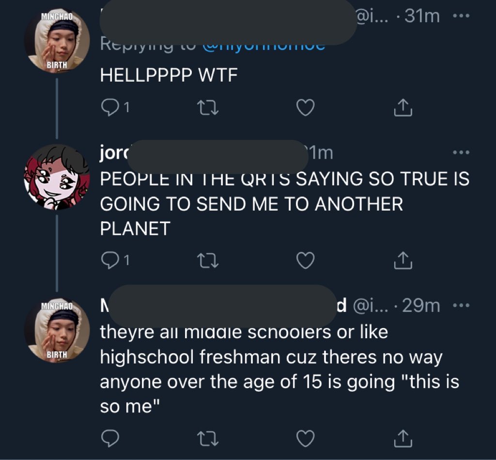 you don’t even know how upset this makes me. i just wanted to have fun. please refrain from making fun of others and if this was a joke please just tone indicators