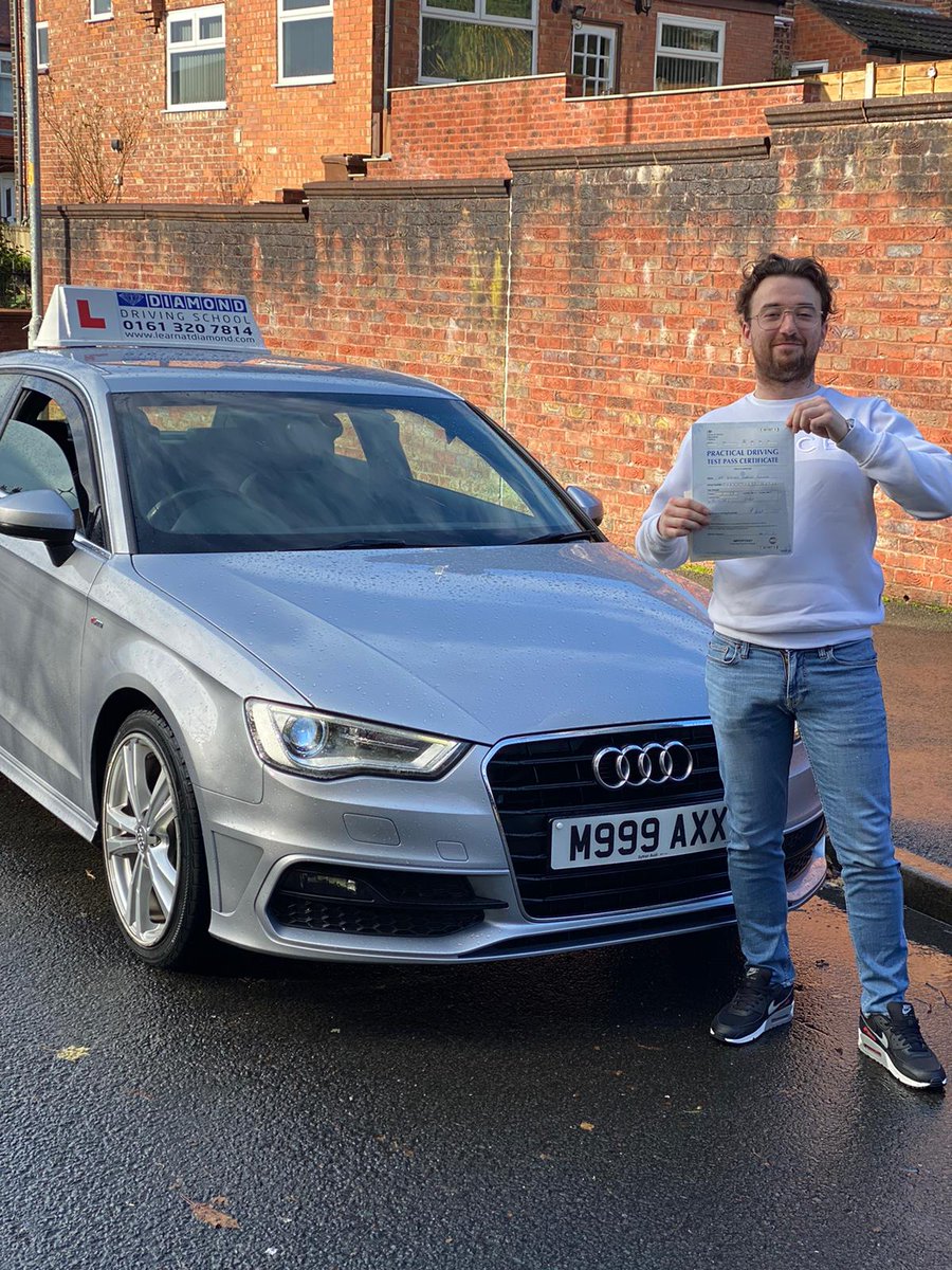 DiamondDS10's tweet photo. Andrew Forshaw has passed his driving test 1st time. Well done Andrew! https://t.co/7P8smqo8te