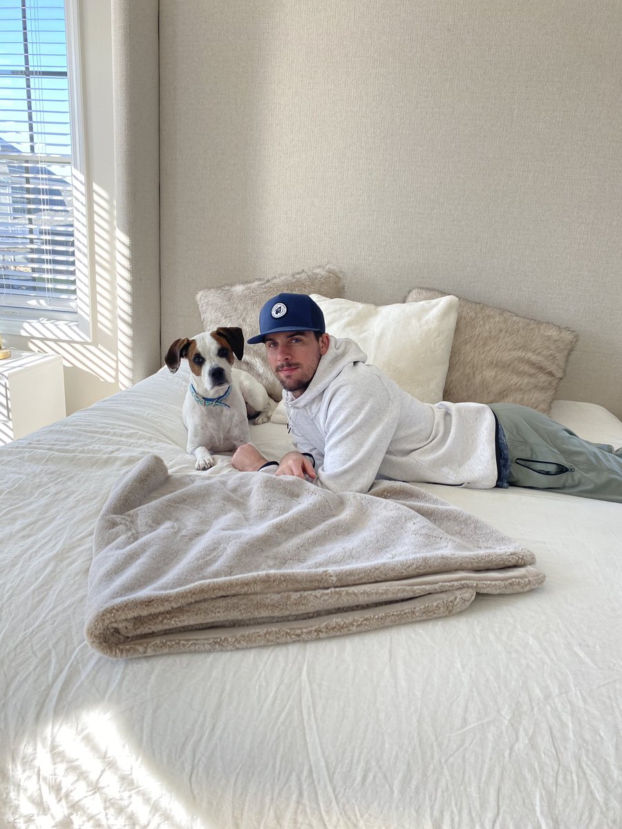 Zona and I love getting our naps in on @nestbedding Alexander Signature Mattress. Such a comfortable sleep for me and my girls! #nestbedding