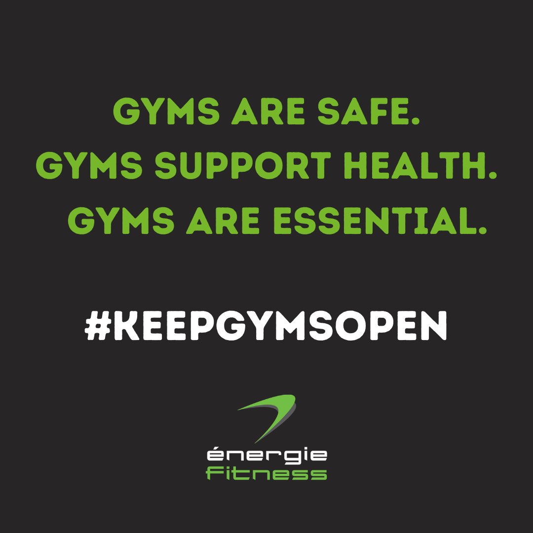 💚KEEP GYMS OPEN💚

We know that exercise is essential for a healthy lifestyle and positive mindset, which directly supports the fight against COVID. 

With such a low number of COVID cases across UK Gyms, we need to #KeepGymsOpen to support our nation’s health during lockdown💚