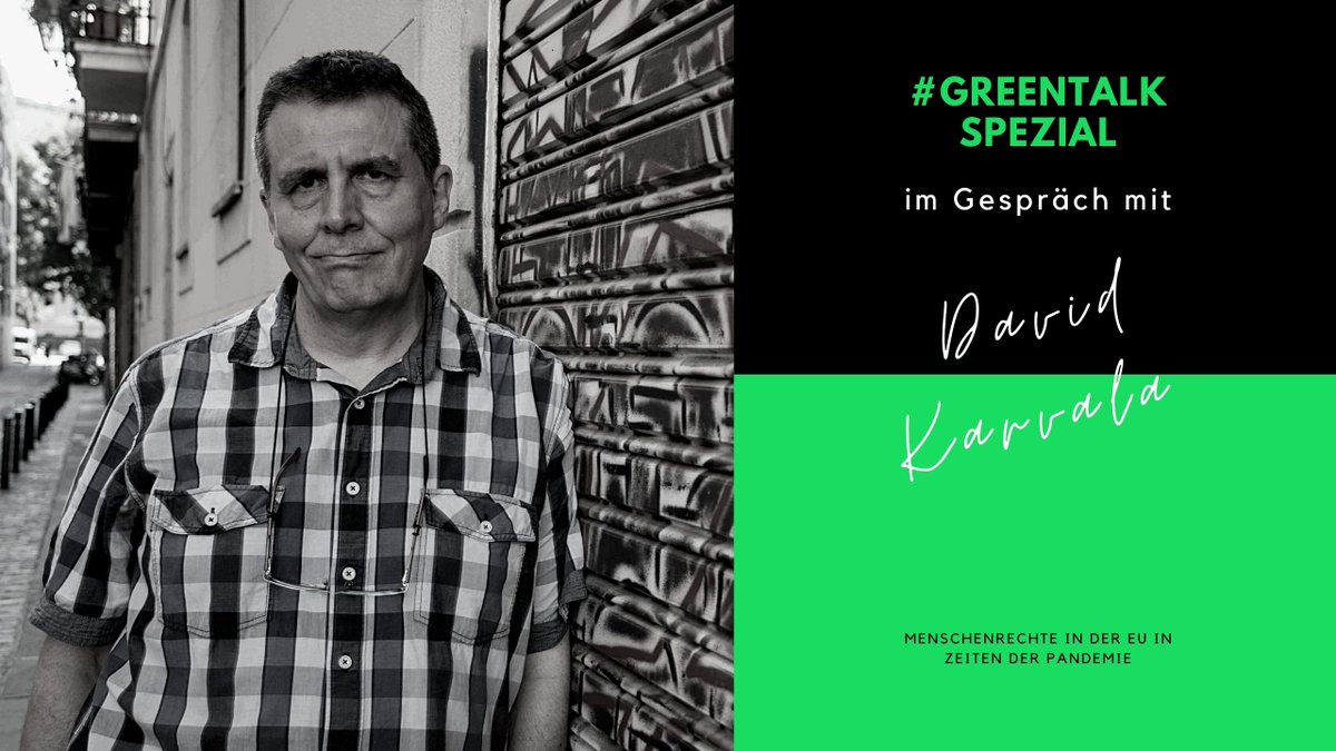 #GreenTalk Special (01): Human rights in the EU in times of pandemic
Host Yvonne Gaspar, known from "Arts &amp; Culture", spoke with the political activist David Karvala (<a href="/davidkarvala/">David Karvala #StopVOX #StopAC</a>) about democracy and the special situation in #Catalonia. Check it out: youtu.be/BgP8uhjeuhU