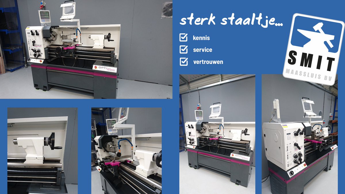 smitjedesmid's tweet photo. Vorige week mochten we bij firma Synres-Almoco in Hoek van Holland deze draaibank afleveren. Met deze draaibank gaan ze zelf onderdelen maken voor hun machines, hierdoor worden ze veel minder afhankelijk van monteurs. Klinkt ideaal toch?    #maassluis #machines #gereedschappen https://t.co/xnjOVDcwhH