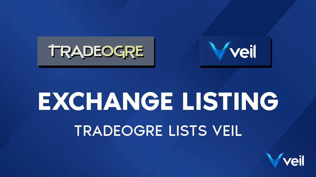 ProjectVeil_es's tweet photo. Veil ya está disponible en @TradeOgre, un #exchange de criptomonedas anónimo fundado en 2018. TradeOgre admite más de 80 criptomonedas, el trading sin AML/KYC y tiene como objetivo ofrecer tarifas bajas de trading y retiros.

https://t.co/hrbf1kpkHV

$Veil #privacycoin #listing https://t.co/vuyjEqjI8B