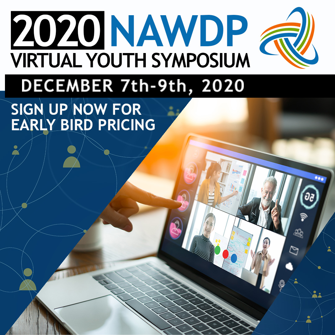 NAWDP's tweet photo. Early Bird Registration has been extended to November 11. Sign up now to take advantage of the early bird discount. For more info and registration: https://t.co/1hCRtWf9nf

#YS2020 #youthsymposium #nawdp #ethical #inclusive #engaged #collaborative #resilient #responsive https://t.co/XfDXKKERAG