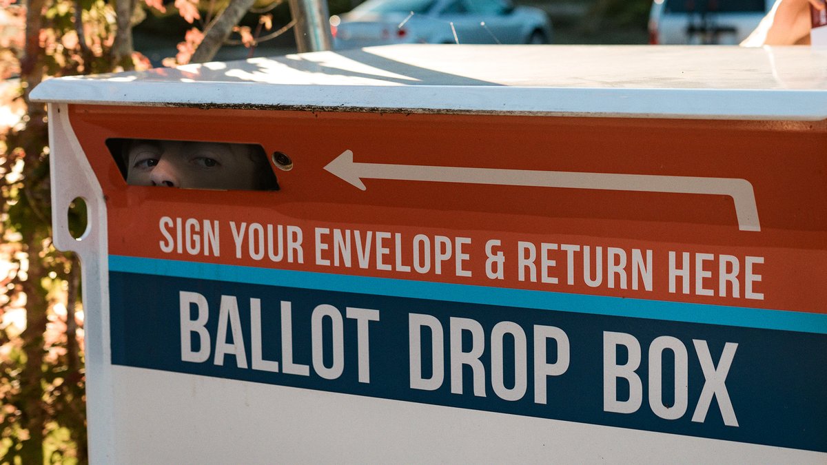 TheOnion's tweet photo. ‘Not So Fast,’ Says Poll Watcher's Voice Echoing From Inside Ballot Box https://t.co/3cFEH5yuoM https://t.co/tkYqYSkQ5i