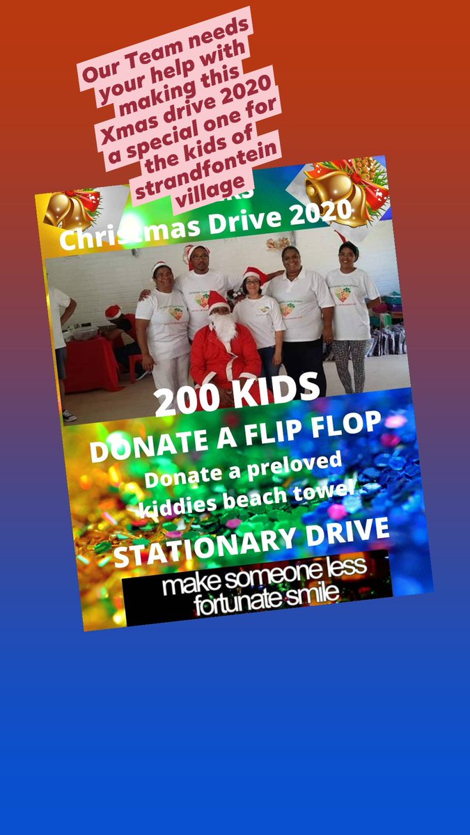 ChristianCareCT's tweet photo. We Need your help cape Town to make our Xmas drive 2020 possible any donations will be appreciated pls contact or whatapp on
0643033803
021 3930911
Jkline129@gmail.com
#capetown #covid19 #southafrica #Each1Feed1 #helpinghand  #xmas2020 https://t.co/QosCINqDOW