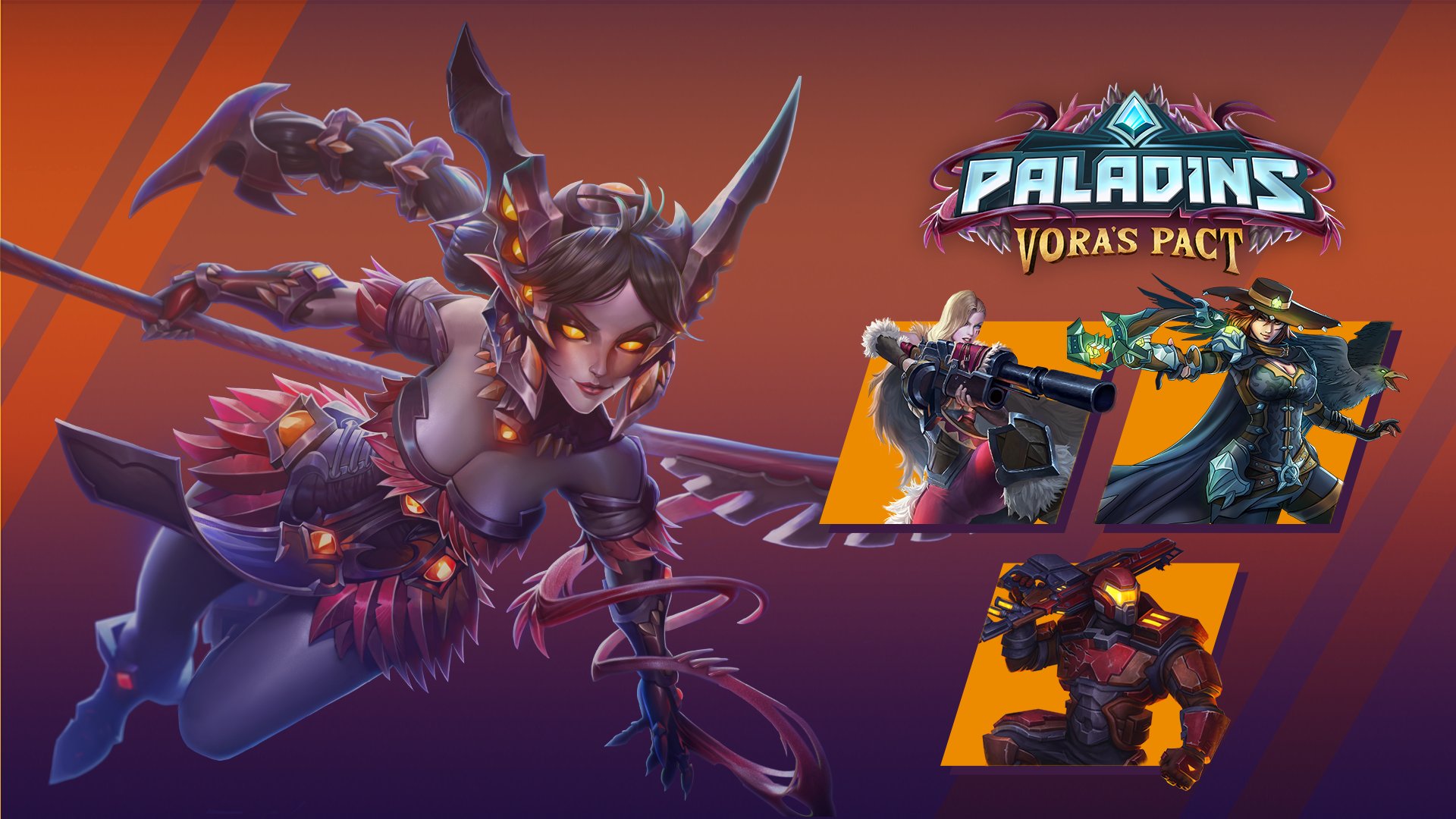 eftermiddag berømmelse Zoologisk have Paladins: The Game on Twitter: "📣Attention all PS4 Champions📣 If you have  Playstation+ you can now get the Paladins Vora Plus Bundle Free! This  includes: ✓Vora ✓Tyra ✓V1-KTOR Viktor Skin ✓Night Bane