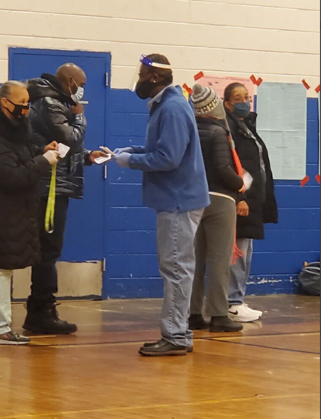 ScubaTampa's tweet photo. @willchamberlain Cause  these are being passed out inside.  #PhillyFraud #DemocratCheaters Monitor these polling stations! @catturd2 @realDonaldTrump https://t.co/MVRsWcJu1W