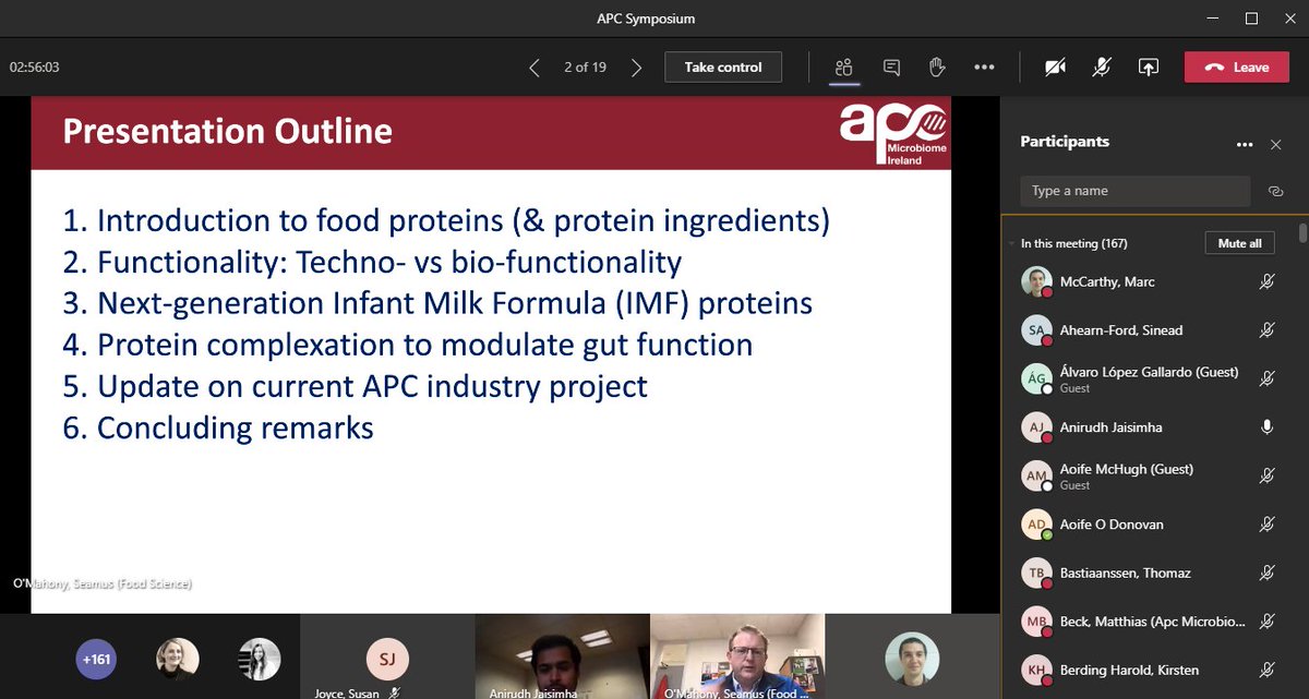 Dr Seamus O'Mahony <a href="/SeamusOM/">Seamus O'Mahony</a> APC &amp; <a href="/fnsucc/">UCC School of Food and Nutritional Sciences</a> brings us up to date on the latest in food protein ingredients at our virtual symposium this afternoon <a href="/UCC/">UCC Ireland</a> @scienceirel #BelieveInScience