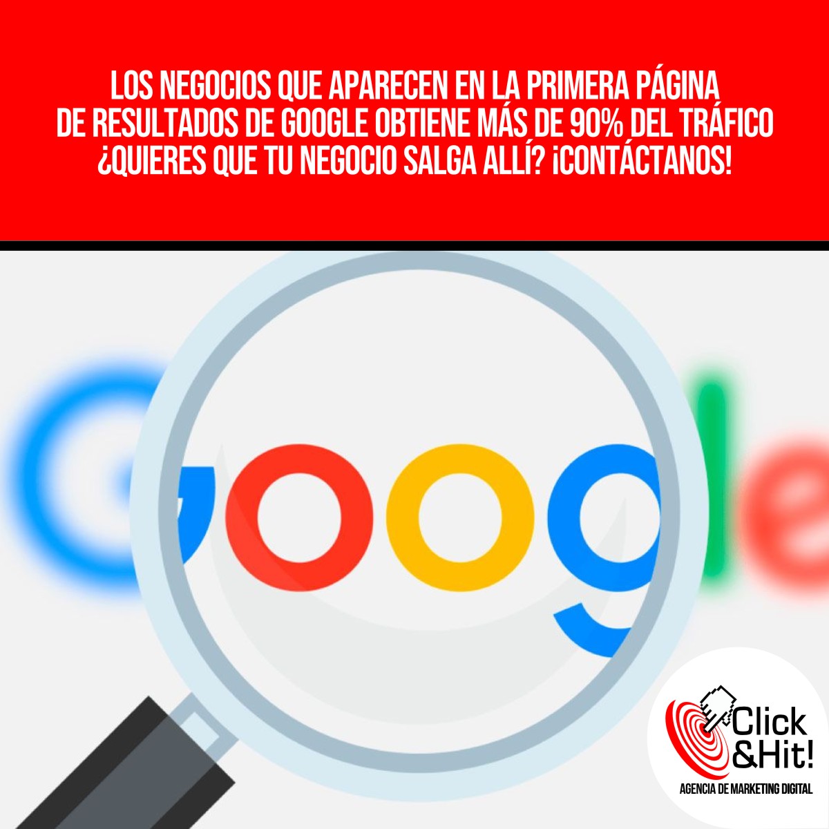 ClickandHitCDMX's tweet photo. Aparecer en Google te hará visible en internet, haciendo que logres más ventas y más ingresos
☀️¿Imaginas tu negocio en los primeros lugares del buscador más usado en el mundo?
☀️¿Quieres empezar a vender hoy mismo?
¡Contáctanos!
+52 55 7775 1177📱
#ClickandHit
#FelizMartes #3Nov https://t.co/7yodWXIEC7