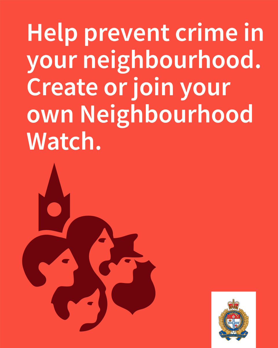 Neighbourhood Watch is a program to help neighbours watch out for neighbours. It aims to get citizens involved in discouraging and preventing crime at the local level. Find out more at ottawapolice.ca/nw. #CPWeek2020