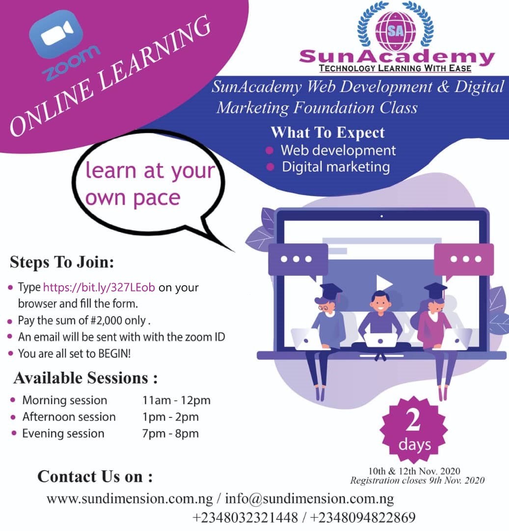 Learn something new at your own terms!
#onlinetraining
#sunacademy
#sundimension