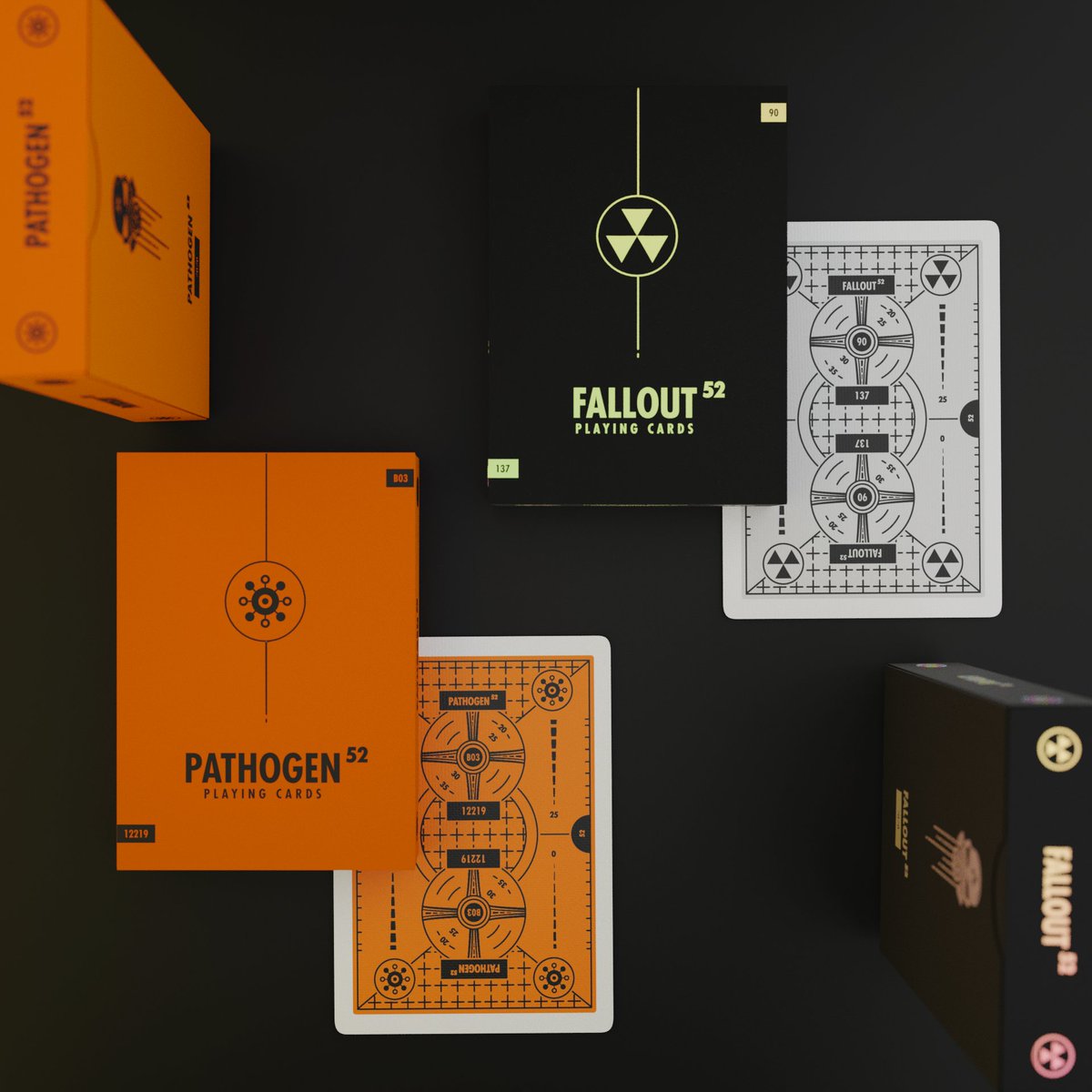 CHSDCards's tweet photo. The campaign is almost over! Don’t miss your chance to grab the limited edition Fallout 52 and the Pathogen 52 playing cards on Kickstarter. They will not be printed again!

Grab yours here: https://t.co/SzqecTMZFR

#fallout52 #pathogen52 #52series #playingcards #Kickstarter https://t.co/QQJ6tqIw4X