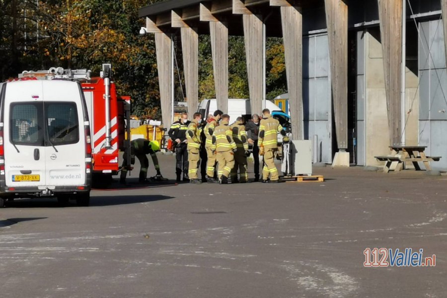Brandweer knipt aangetroffen kluis open in #Ede. 112Vallei.