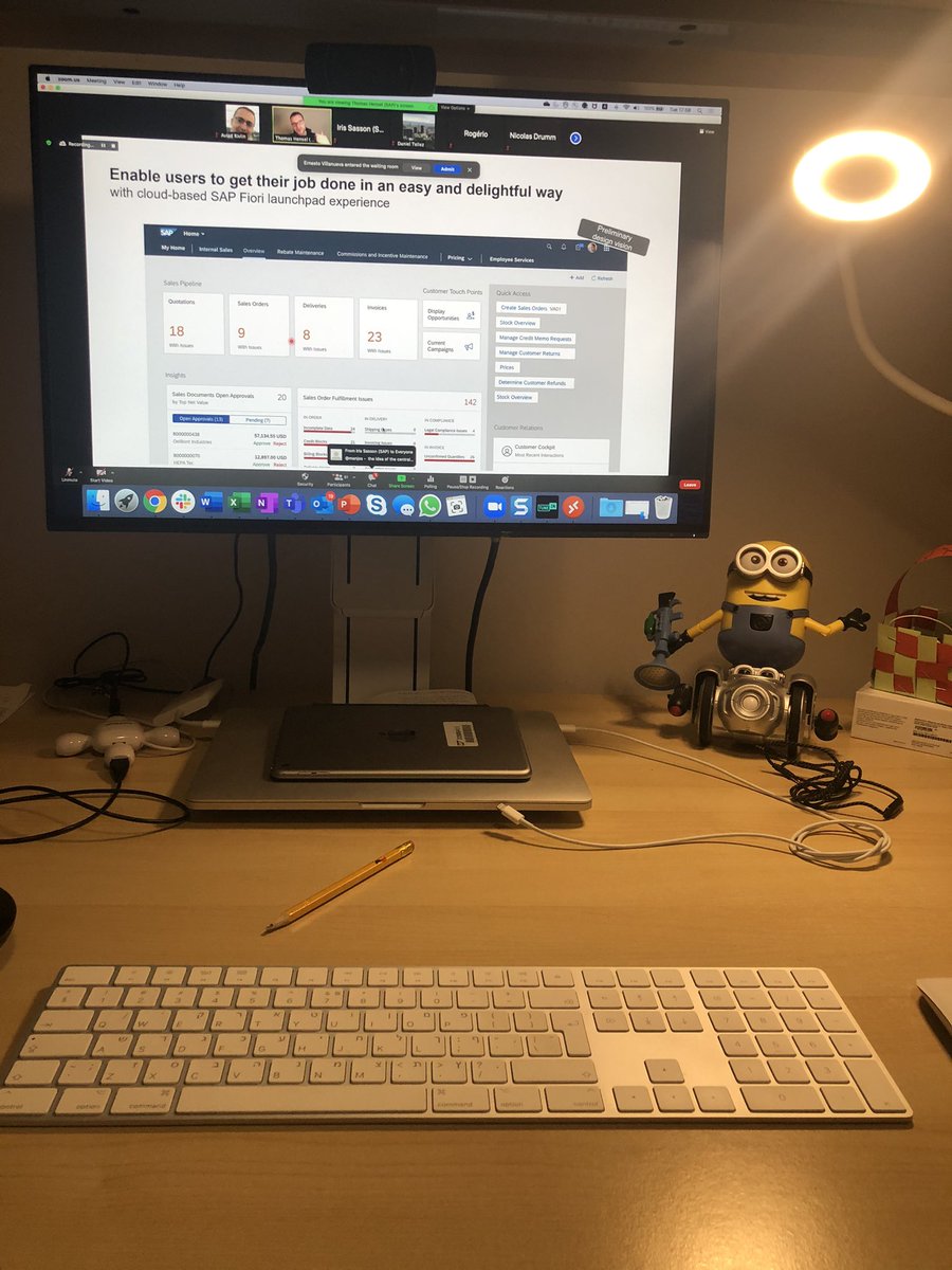 AviadRivlin's tweet image. Another week - another workshop. No doubt that remote workshops are the new reality (though lacking the personal f2f interactions). This week with LATAM partners - GREAT experts on the line 👍. #sappartneredge #sapcp
