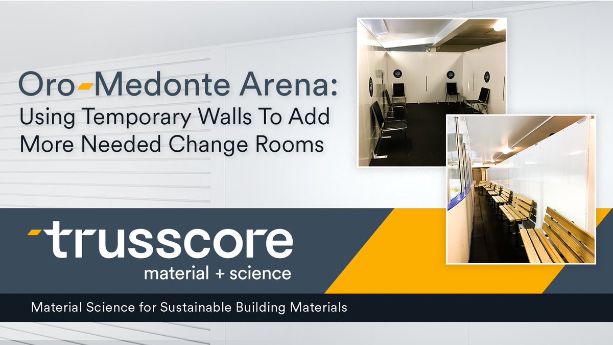 trusscore's tweet photo. Our latest Trusscore blog highlights how the @TwpOroMedonte Arena repurposed their space to accommodate the maximum number of players possible while ensuring the safety of all by using TempWall by @Trusscore.
Read it here: https://t.co/RgA3F5o8L8.
#SupportOntario #OntarioMade https://t.co/7aWhvuTtgo