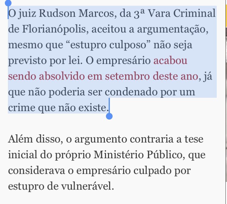 schefferisaac's tweet photo. Agora vamos para o Juiz Rudson Marcos da 3a Vara Criminal de Florianopolis, que está semprena Esmesc (fácil fácil de achar no Google Maps) pra quem quiser ir la elogiar o trabalho dele né 
* OBS: Ele livrou um homem que tinha abusado de uma mulher em MAIO!

#justicapormariferrer https://t.co/zfrZXy8Puz