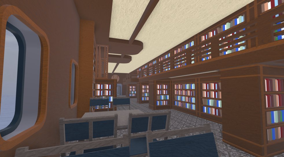 EngineEternal's tweet photo. 📚 | Have you ever imagined a Library inside a Train? 

Well here you have it, Library has been updated, this update largely revamped the layout and texture of the Library. In the image you can see Old v.s New.

#Roblox #RobloxDev #RobloxDevs #RobloxStudio https://t.co/nPdkv2Gauw