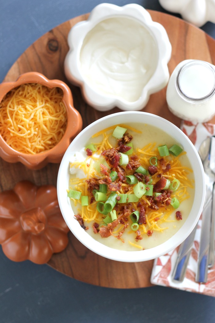 #ad Pick up a few ingredients from <a href="/Target/">Target</a> including milk &amp; make this creamy potato soup for dinner tonight. Your family will love it! I know mine does. Recipe on the blog. gingersnapcrafts.com/2020/11/creamy… #UndeniablyDairy #gotmilkrecipe #dinner #dinnerideas #soup