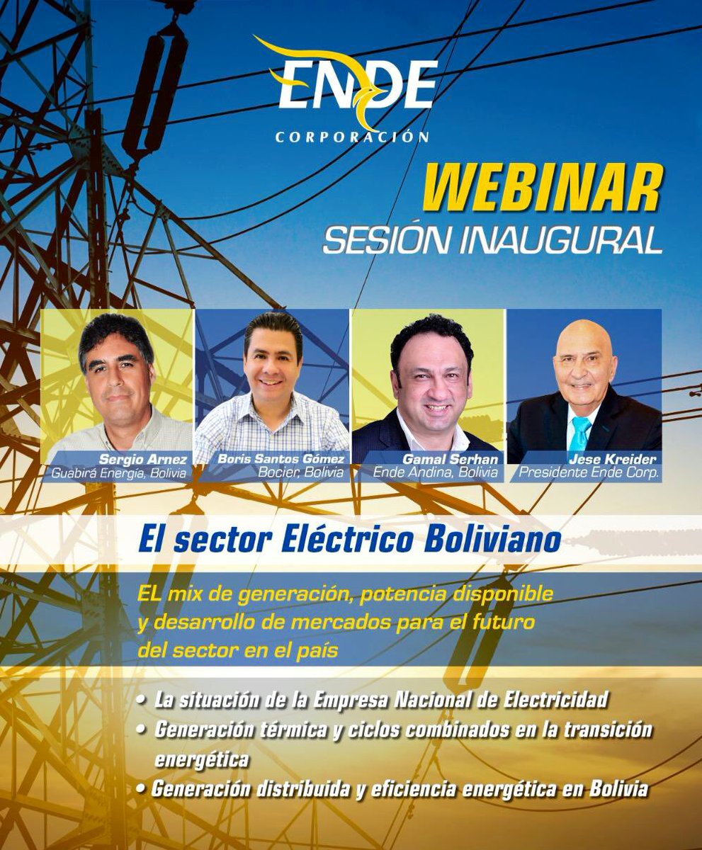 Comité Boliviano de <a href="/CIER_Energia/">CIER - Comisión de Integración Energética Regional</a> participa del Foro Internacional del Gas y Energía 04.11.2020.
Para ingresar al panel por favor seguir el siguiente enlace: 
us02web.zoom.us/j/88203651199
