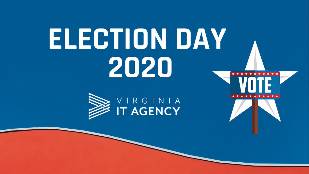 VITAagency's tweet photo. It's #ElectionDay!
βοΈ Follow @vaELECT for the latest briefings on #Virginia #Election2020 news.
βοΈ Thank the many poll workers and elections officers who are working long hours
βοΈ Oh, and VOTE if you haven't already! Your voice matters.
#VaElections2020 #VAisForVoters https://t.co/KQKDy5e1UH