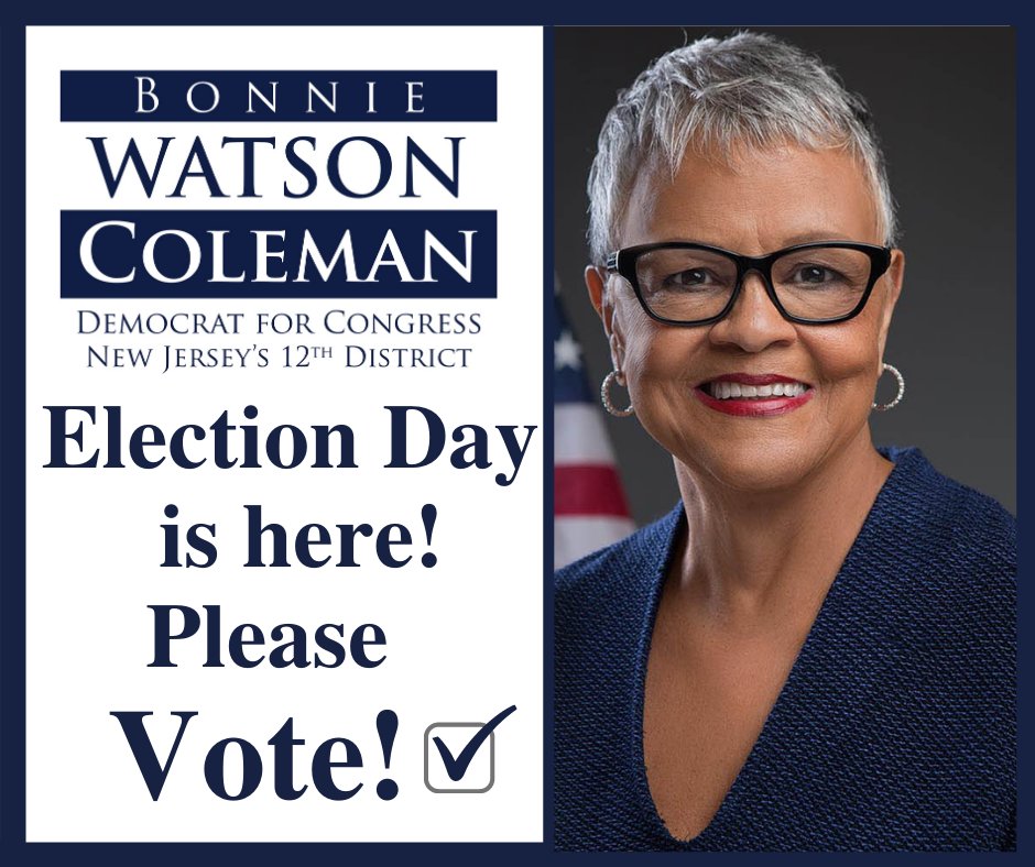 It's Election Day! Please get out and vote for democrats up and down the ballot! #TeamBWC