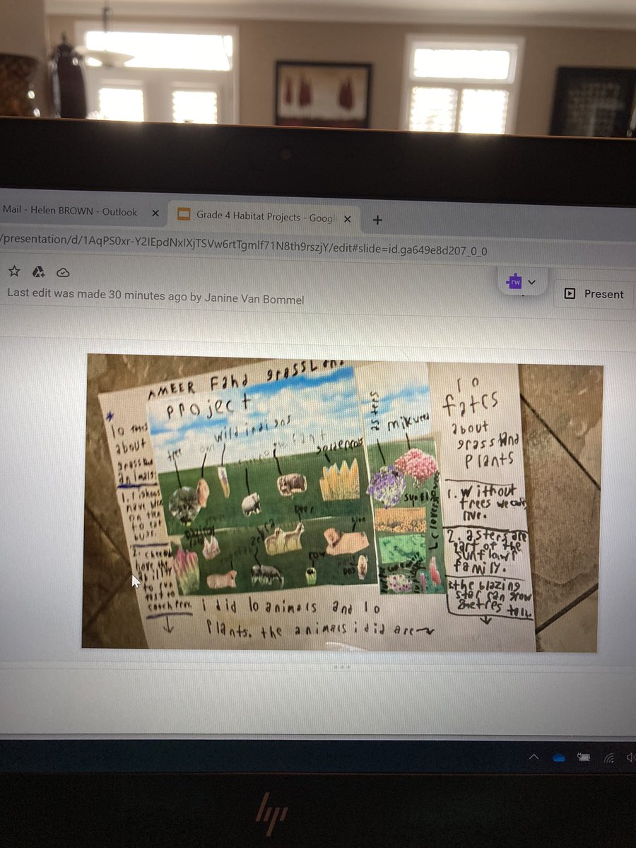 4tvdsb's tweet photo. Our Grade 4s in FRL sharing what they have learned about habitats with their classmates, using their wonderful technology skills! Thanks for sharing, Ms. VB’s class! https://t.co/WJaf1GT7cx