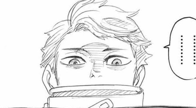not how oikawa's reaction to iwa's selfie with ushiwaka is almost exactly the same as kageyama's reaction to oihina's ? 