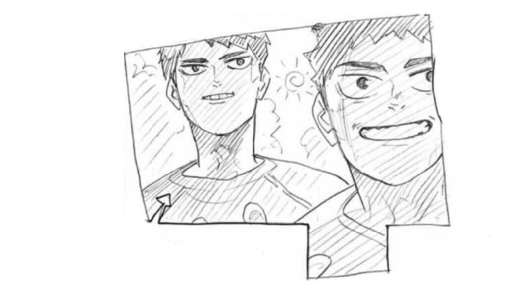 not how oikawa's reaction to iwa's selfie with ushiwaka is almost exactly the same as kageyama's reaction to oihina's ? 