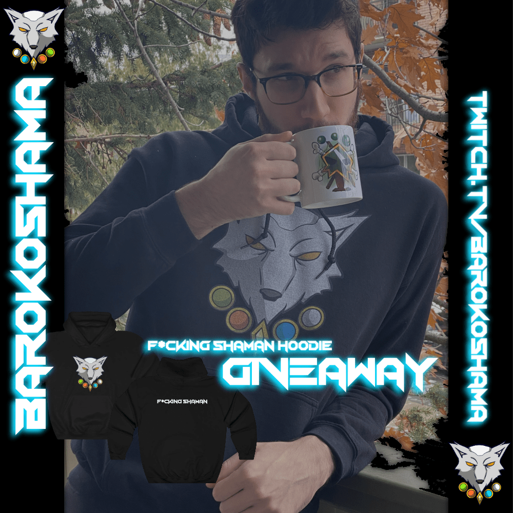 Barokoshama's tweet photo. 🔴 GIVEAWAY 🔴

Announcing the start of my pre #Shadowlands #giveaway.  Starting with a piece that speaks to you and comes from @fanfiber. This is your chance to win the widely popular F*cking Shaman Hoodie. Perfect for #Fall. Like/Retweet click the link

https://t.co/2wgv38gPw3 https://t.co/yBYhvIILZ5