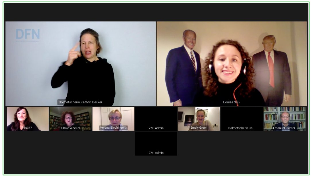 Jetzt: Diskussion zur US-Wahl. Diskutieren Sie mit und stellen Sie uns Ihre Fragen per Twitter unter dem Hashtag ➡️#DigitalerHabitusZMI⬅️

Die Veranstaltungen sind über den Link erreichbar: conf.dfn.de/stream/nr5h6ya…

#USWahlen2020 #Wahlen #Wahlnacht
