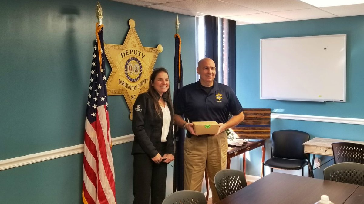 HillSouthSC's tweet photo. Yesterday we had the pleasure to provide a delicious lunch to the Darlington County Sheriff's Office  Law Enforcement Officers in appreciation for all that they do for our community.  Thank you for choosing us to assist you with all your IT needs. https://t.co/6VRJiRsbyz