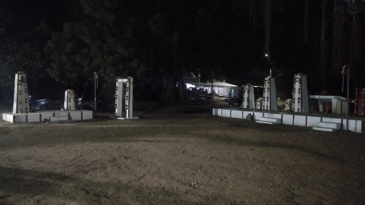 There are three temples involved in this festival: 21 madaswamy temple(first 2photos), kamatchi amman temple and easwari amman temple.