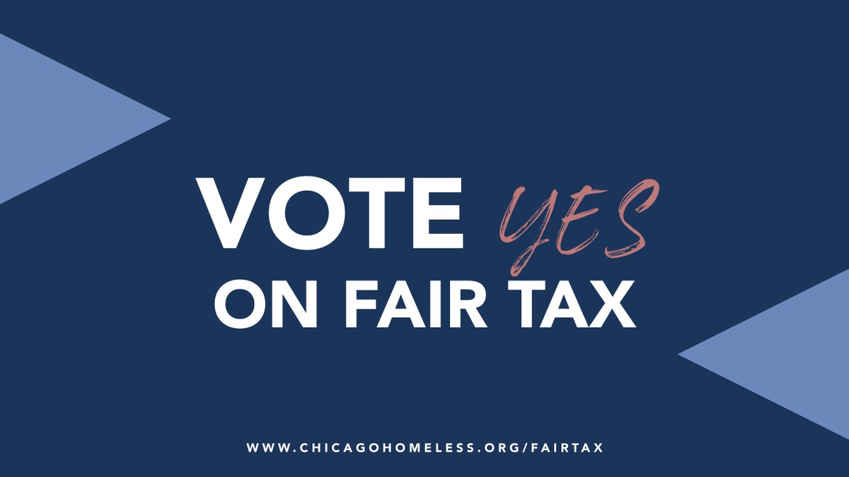 Today is Election Day! It is your last chance to cast your ballot in support of the Fair Tax. The #FairTax is a commonsense reform that will raise more than $3 billion a year for  our communities that we can invest in housing, healthcare, and schools. Vote YES for the Fair Tax!