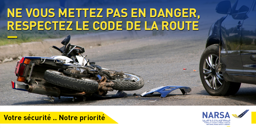 NARSA_ma's tweet photo. #NARSA #NARSA_Rappel #SécuritéRoutière #RoadSafety #Maroc #CodeRoute https://t.co/H1CqpOZXOw