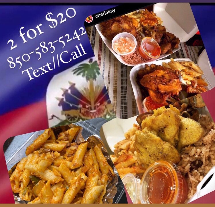 Shiloh_Jah's tweet image. BONJOU!
Have A Geeat!
Share a plate with a friend!!!
2 for $20 
CALL // TEXT TO ORDER ☎️ 📲 
850-583-5242
#famu21 #famu20 #famu19 #famu22 #fanu23 #fsu21 #fsu20 #fsu19 #fsu22 #famu23 #tcc19 #tcc20 #tcc21 #tcc22 #tcc23  #pickup #islandfood #streetfood #haitianfood #tallahassee
