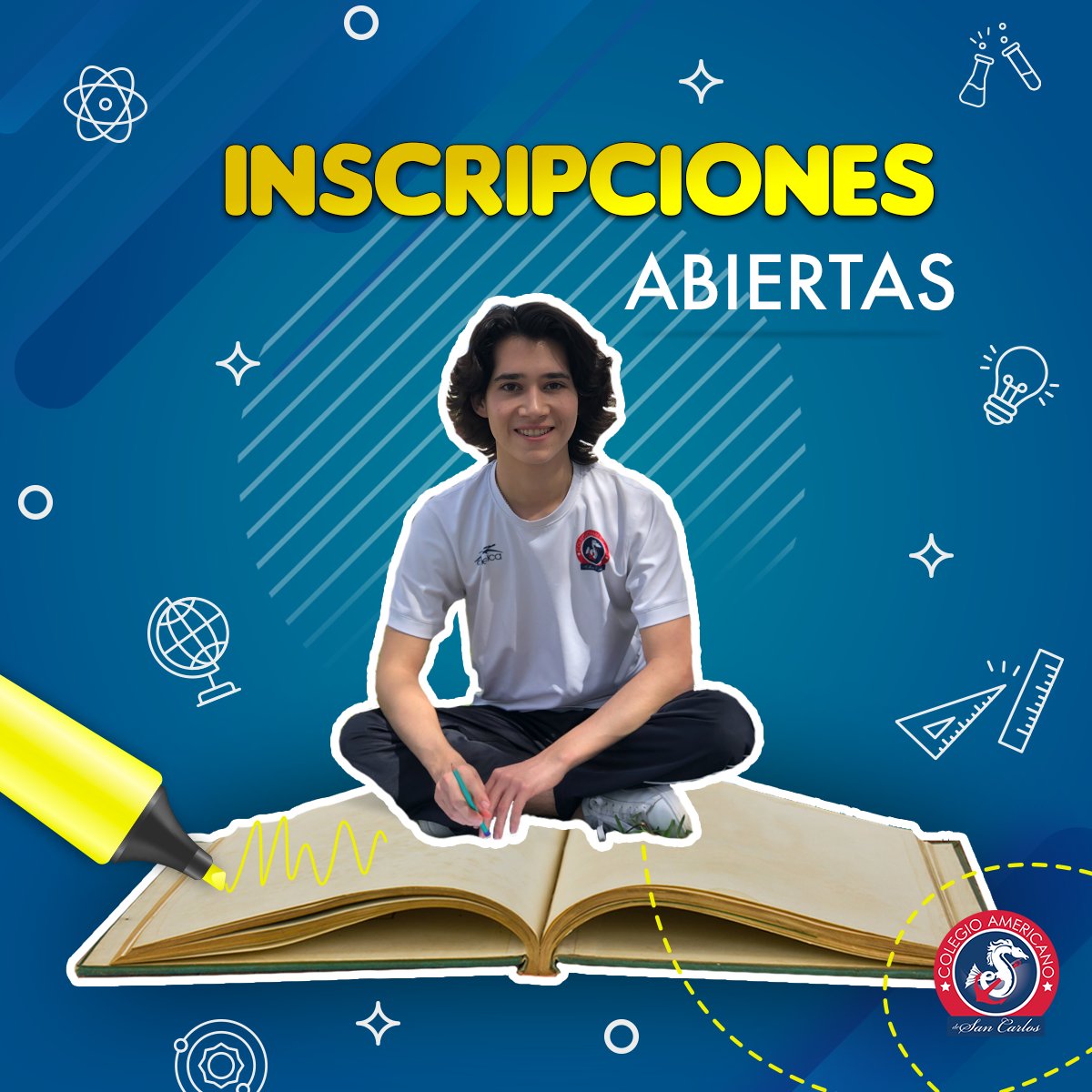 CASC_Sonora's tweet photo. ¡INSCRIPCIONES ABIERTAS!  
Conoce nuestra oferta académica
✅ Preescolar
✅ Primaria
✅ Secundaria
✅ Bachillerato

Contáctanos:
📧 info@casc.edu.mx

📍 Blvd. Luis Encinas S/N, esquina Faustino Félix. Colonia Miramar. Guaymas, Son

#ColegioAmericanoDeSanCarlos https://t.co/KxwKX16GnQ