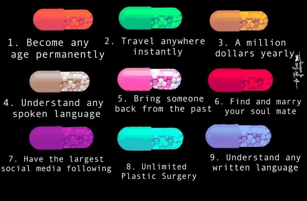 Let’s go 
Pick any two capsules 💊