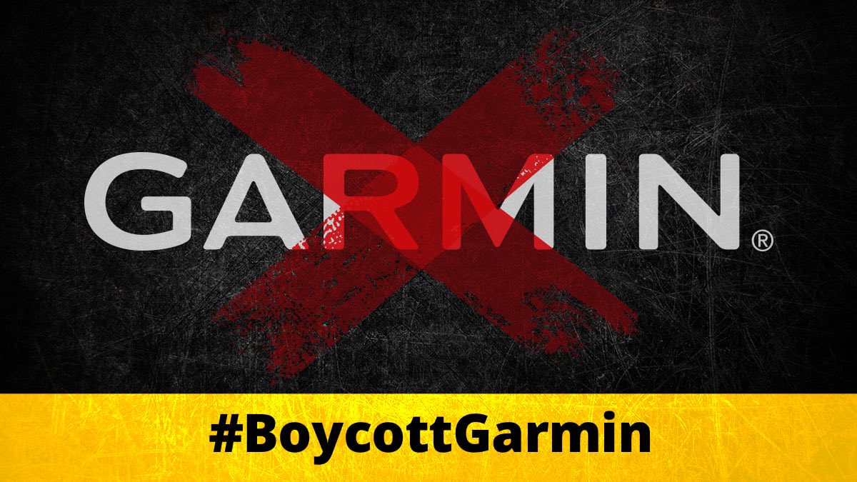 iam_anahit's tweet photo. Why to #BoycottGarmin ?? They are selling technology which supports terrorism... enough reason? https://t.co/sUVtAOFUeD