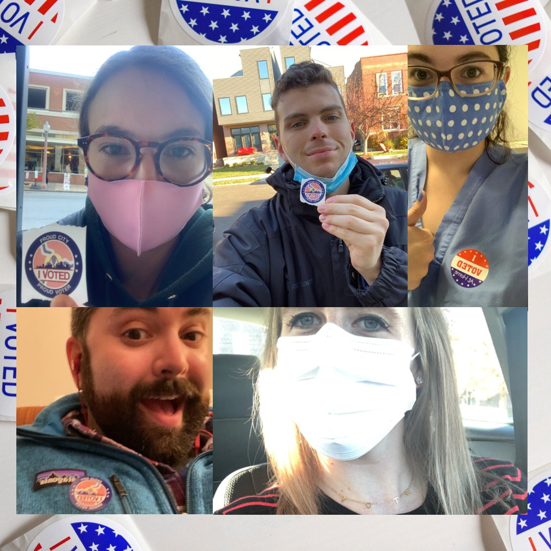 Inside_TheMatch's tweet photo. Did you take a selfie with your voting sticker? We are putting together a collage of residents and applicants who rock the vote! We love this one from @WUSTLmed
psychiatry residents! #rockthevote #residentsvote #vote2020 #match2021 https://t.co/8nUrkwNJ20