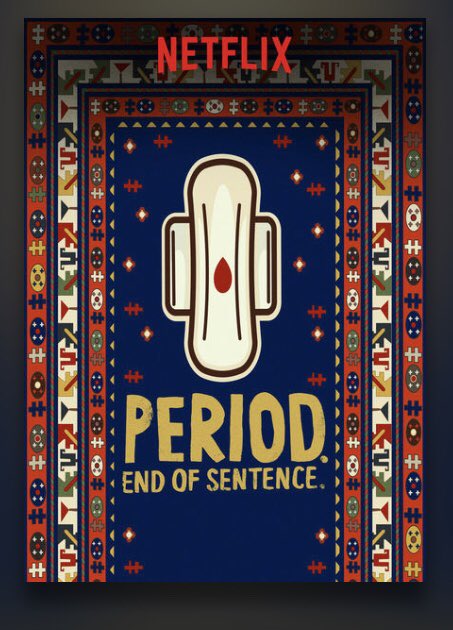 ได้ดูสารคดี #PeriodEndofSentence เรื่องผ้าอนามัย+ประจำเดือนของผู้หญิงในอินเดีย โคตรรู้สึกดีพมากๆ ทั้งเรื่องการมีประจำเดือนของผู้หญิงมันแย่ ยิ่งอยู่ในสภาพที่ไม่มีผ้าอนามัย ไม่มีเงินซื้อผ้าอนามัยจะทำยังไง ตอนเด็กๆเราไม่มีเงินซื้อผ้าอนามัย แต่ไม่กล้าบอกใครเพราะอาย เลยทำให้เราอินมาก