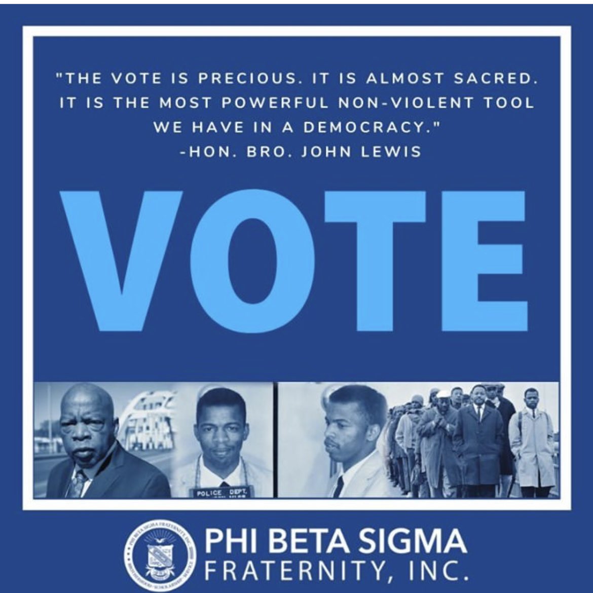 NuSigma_Philly's tweet photo. Get Out and Vote! #PhillySigmas #Election2020  #PhiBetaSigma #PBS1914 https://t.co/gmafieaVTw