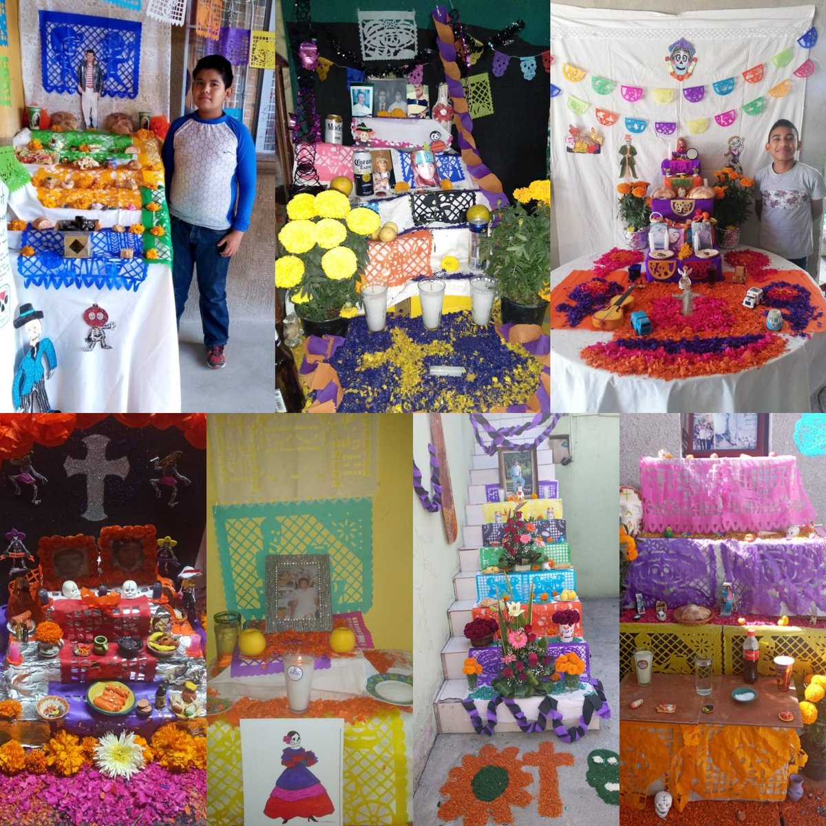 centinelasmty's tweet photo. Altares de los participantes del #RetoCentinelas 

#DiaDeMuertos #AltarDeMuertos #DayoftheDead https://t.co/G6F2CrPdBU