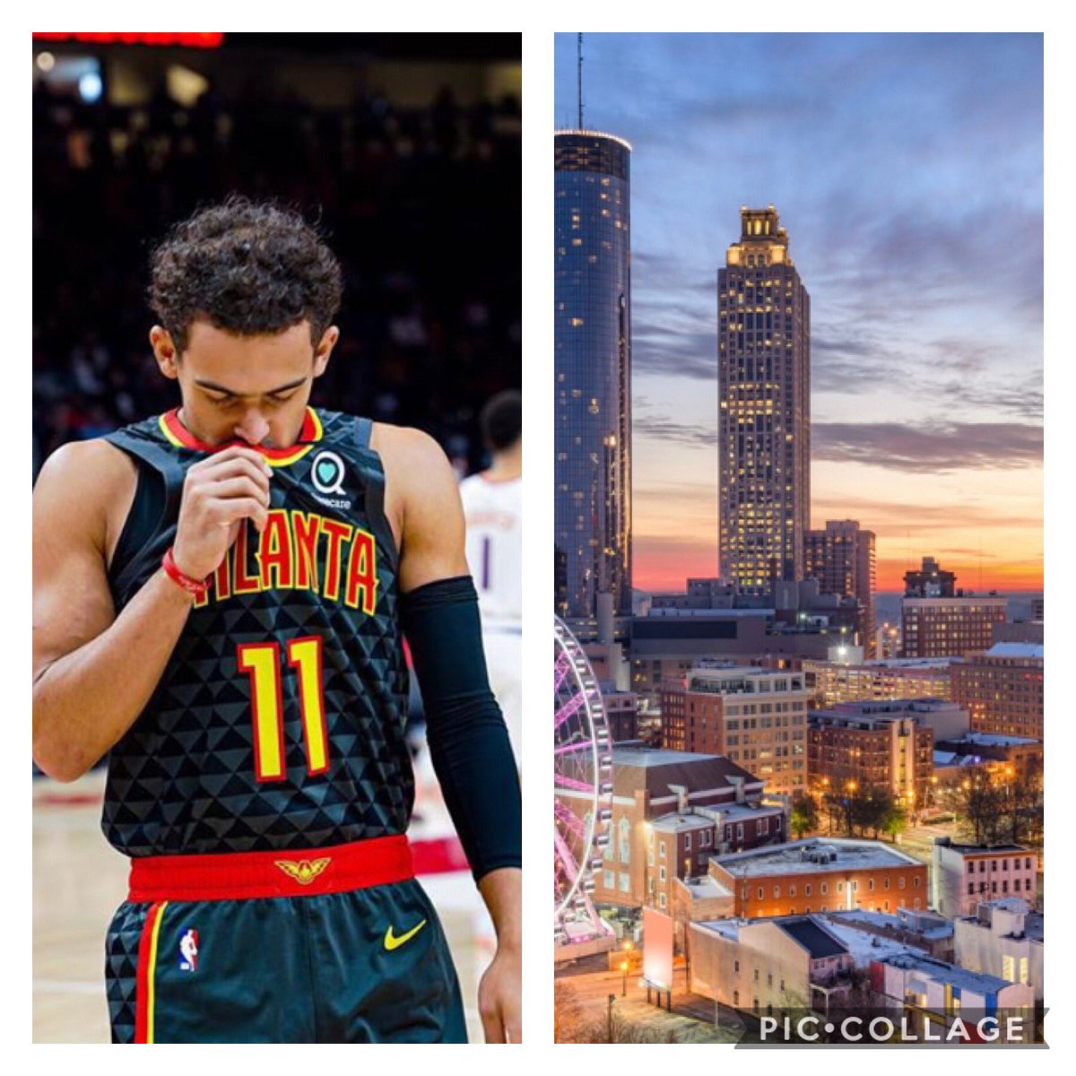 Trae young x ATL  Young culture that is the new trend not only defines ATL but defines Trae Young. The new wave backed up by immense talent and focus makes both Trae Young and ATL an appealing place for players to come play. This is a FIT for years to come.