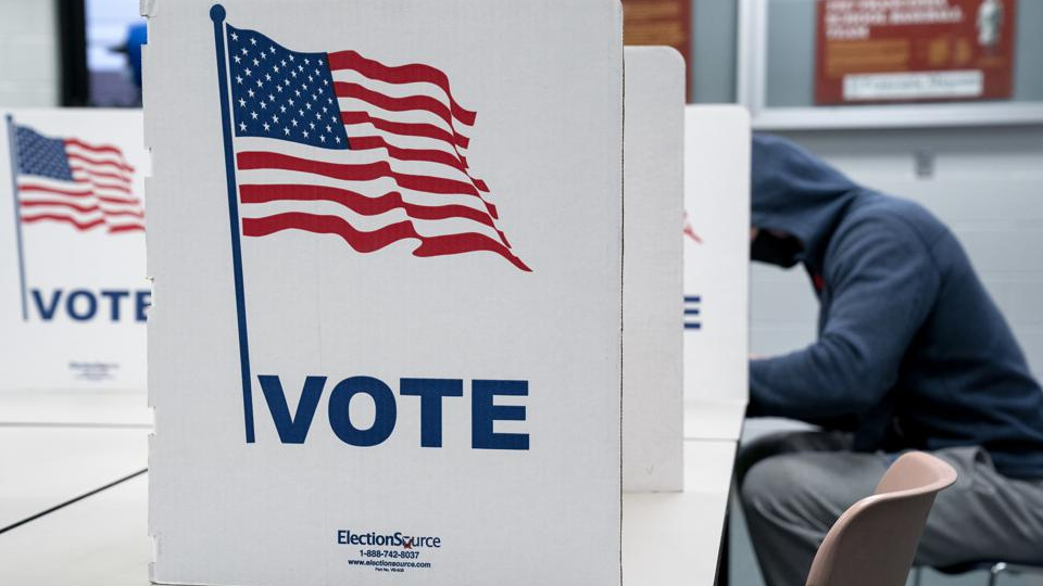 Forbes's tweet photo. A record-setting 100 million ballots were cast before Election Day https://t.co/6aapyOc6BN https://t.co/ShDLMQacJm