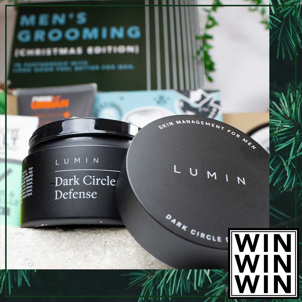 LatestInBeauty's tweet photo. Our Men's Grooming Box – Christmas Edition lands Thursday. Want to get your hands on grooming essentials like LUMIN? To win an edit, simply follow, like, RT and tag a fellow Christmas gift enthusiast in the comments below. UK only. Ends midnight tonight. T&amp;C's apply. https://t.co/WcGCnKJWuR
