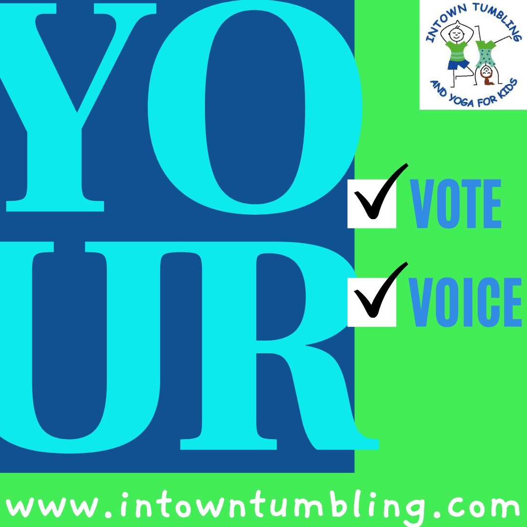 intown_tumbling's tweet photo. Today is the day. Go out and vote! #vote #vote2020 #yourvoteyourvoice #youmatter #yourvoicematters https://t.co/VOkaKx9H2t